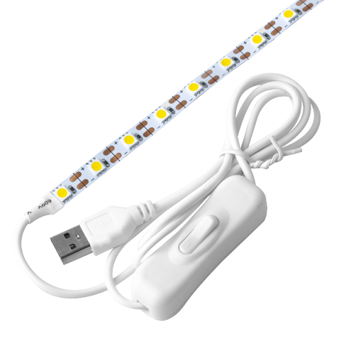 LED 스트립 USB형 15cm (파랑)